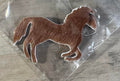 Genuine Cowhide Keychain - Horse